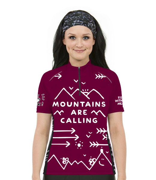 CYCLING JERSEY MOUNTAINS ARE CALLING WOMEN