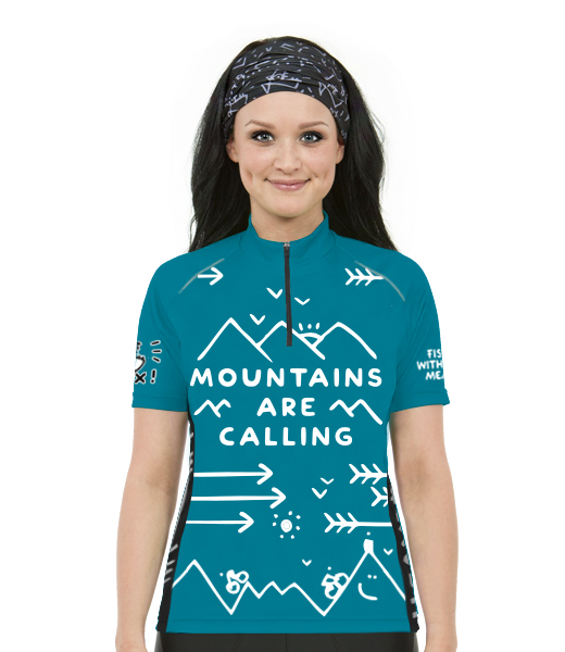 CYCLING JERSEY MOUNTAINS ARE CALLING WOMEN