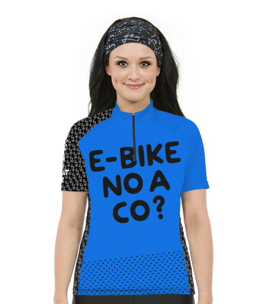 CYCLING JERSEY WOMEN E-BIKE
