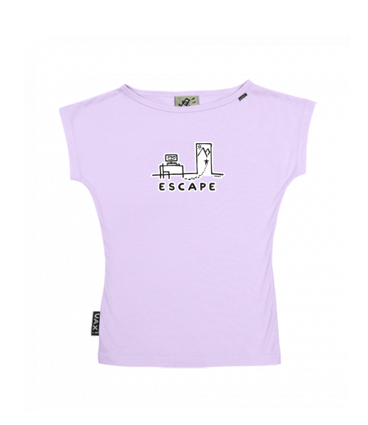 DÁMSKÉ TRIČKO S LODIČKOVÝM VÝSTŘIHEM