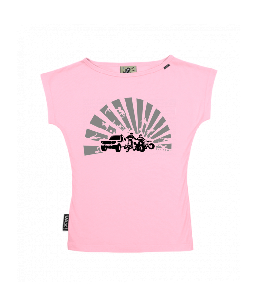 DÁMSKÉ TRIČKO S LODIČKOVÝM VÝSTŘIHEM