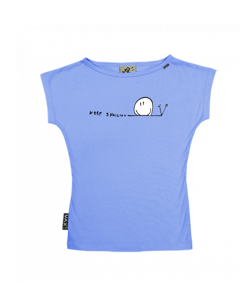 DÁMSKÉ TRIČKO S LODIČKOVÝM VÝSTŘIHEM