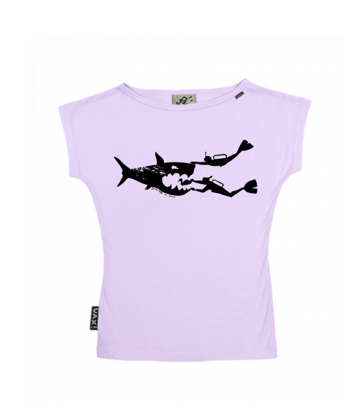 DÁMSKÉ TRIČKO S LODIČKOVÝM VÝSTŘIHEM