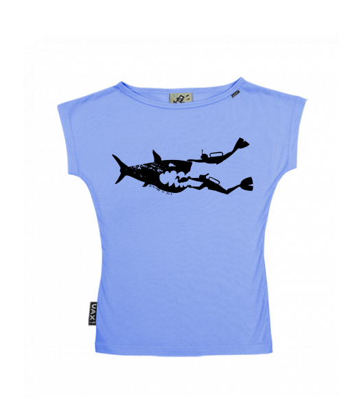 DÁMSKÉ TRIČKO S LODIČKOVÝM VÝSTŘIHEM