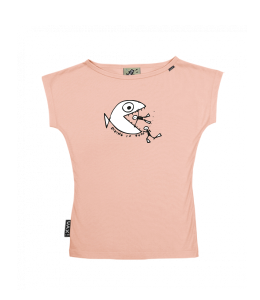 DÁMSKÉ TRIČKO S LODIČKOVÝM VÝSTŘIHEM