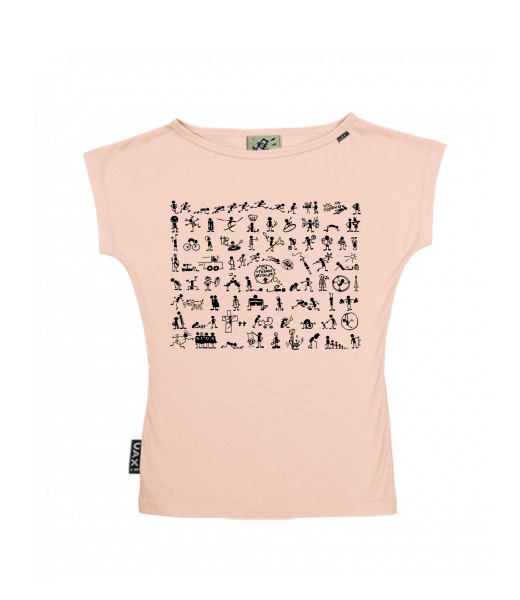 DÁMSKÉ TRIČKO S LODIČKOVÝM VÝSTŘIHEM