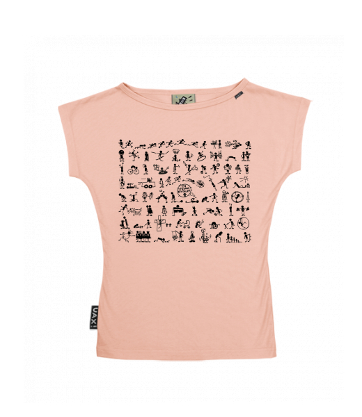 DÁMSKÉ TRIČKO S LODIČKOVÝM VÝSTŘIHEM