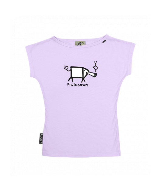 DÁMSKÉ TRIČKO S LODIČKOVÝM VÝSTŘIHEM