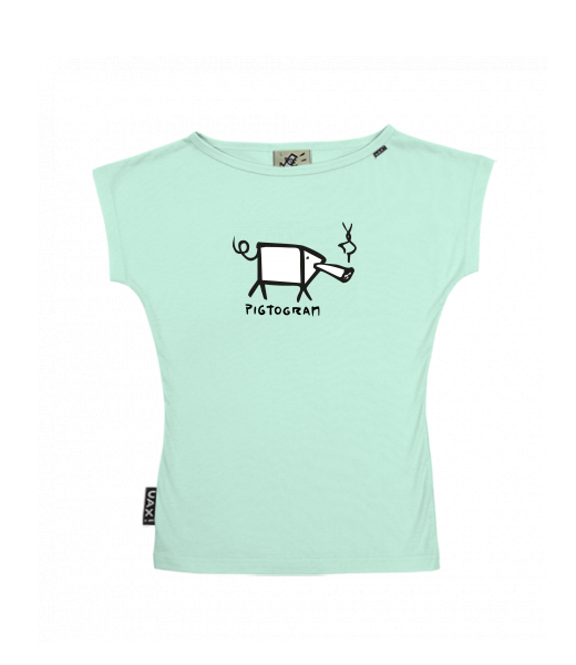 DÁMSKÉ TRIČKO S LODIČKOVÝM VÝSTŘIHEM