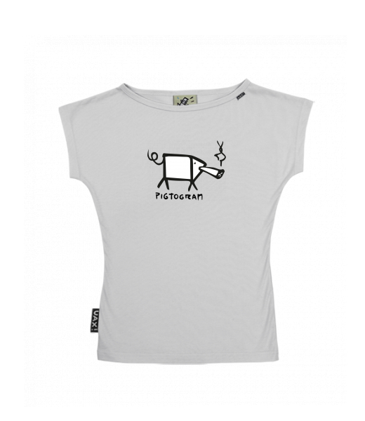 DÁMSKÉ TRIČKO S LODIČKOVÝM VÝSTŘIHEM