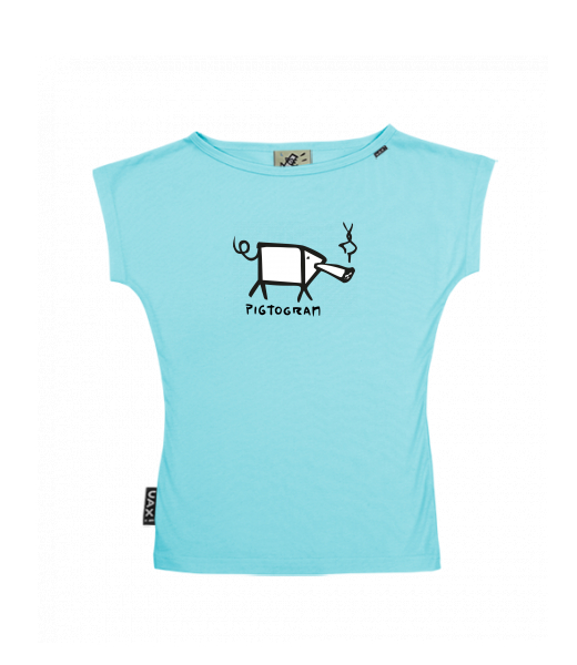 DÁMSKÉ TRIČKO S LODIČKOVÝM VÝSTŘIHEM