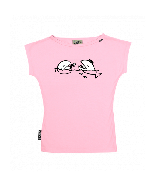 DÁMSKÉ TRIČKO S LODIČKOVÝM VÝSTŘIHEM