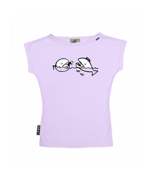 DÁMSKÉ TRIČKO S LODIČKOVÝM VÝSTŘIHEM