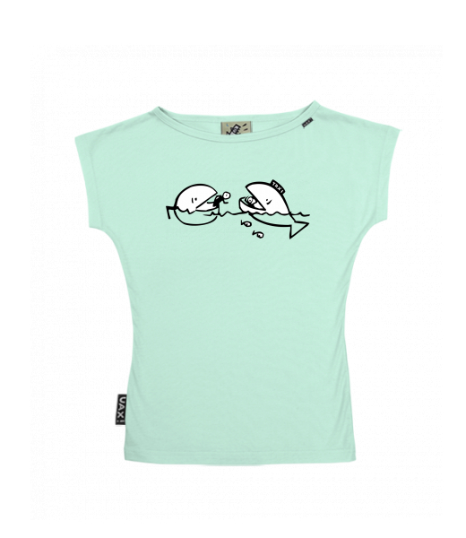 DÁMSKÉ TRIČKO S LODIČKOVÝM VÝSTŘIHEM