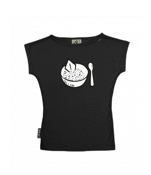 DÁMSKÉ TRIČKO S LODIČKOVÝM VÝSTŘIHEM