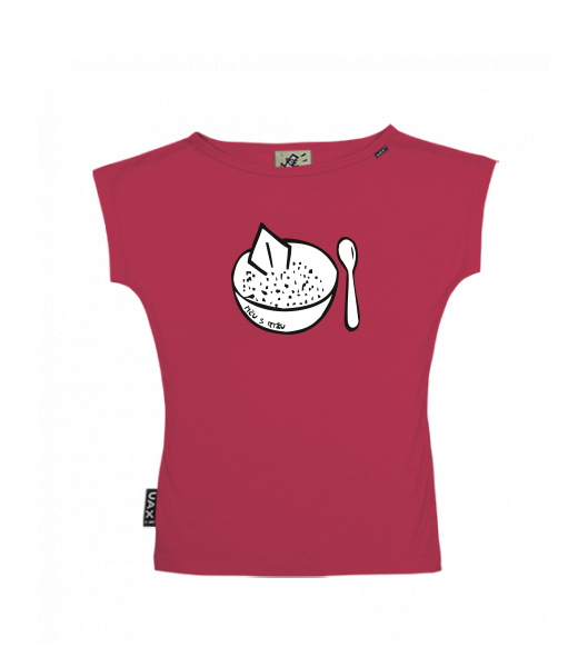 DÁMSKÉ TRIČKO S LODIČKOVÝM VÝSTŘIHEM