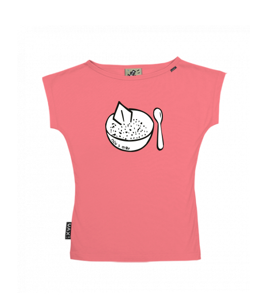 DÁMSKÉ TRIČKO S LODIČKOVÝM VÝSTŘIHEM