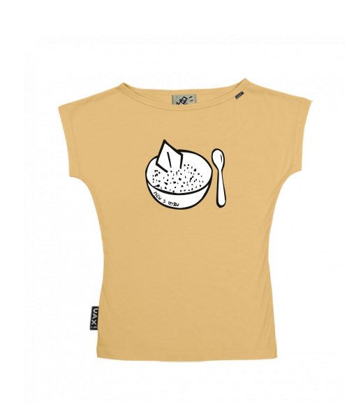 DÁMSKÉ TRIČKO S LODIČKOVÝM VÝSTŘIHEM