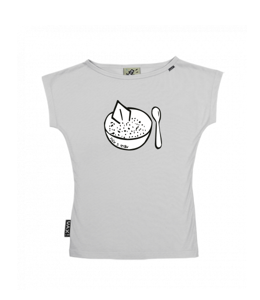 DÁMSKÉ TRIČKO S LODIČKOVÝM VÝSTŘIHEM