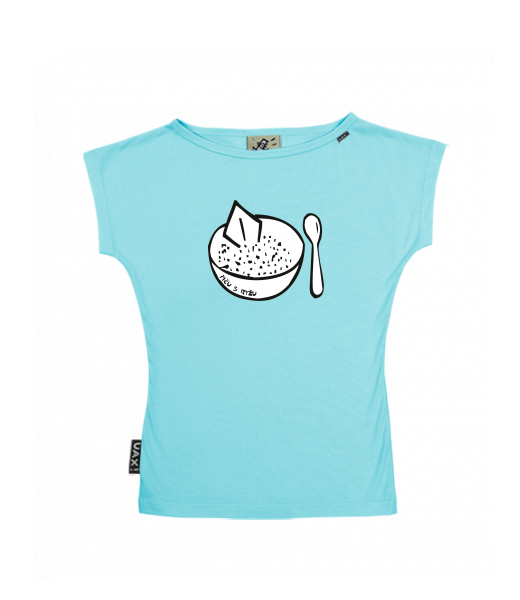 DÁMSKÉ TRIČKO S LODIČKOVÝM VÝSTŘIHEM