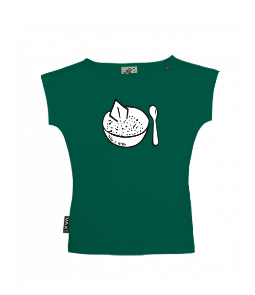 DÁMSKÉ TRIČKO S LODIČKOVÝM VÝSTŘIHEM