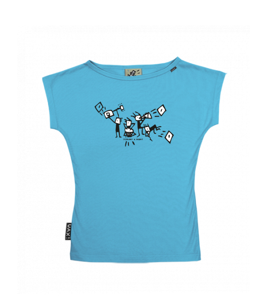 DÁMSKÉ TRIČKO S LODIČKOVÝM VÝSTŘIHEM