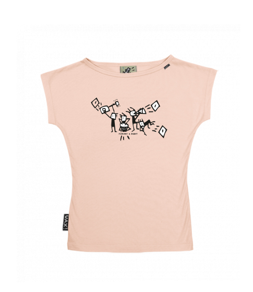 DÁMSKÉ TRIČKO S LODIČKOVÝM VÝSTŘIHEM