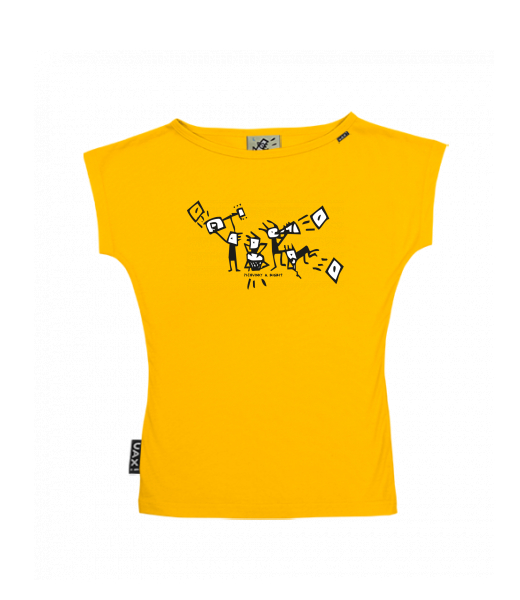 DÁMSKÉ TRIČKO S LODIČKOVÝM VÝSTŘIHEM