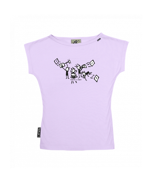 DÁMSKÉ TRIČKO S LODIČKOVÝM VÝSTŘIHEM