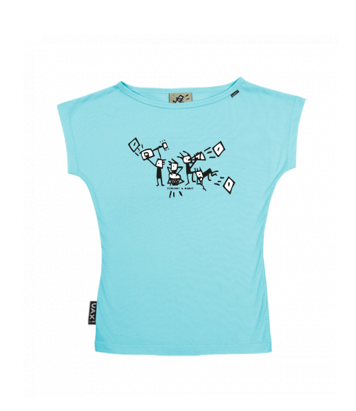 DÁMSKÉ TRIČKO S LODIČKOVÝM VÝSTŘIHEM