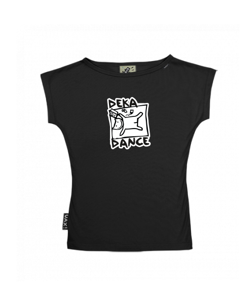 DÁMSKÉ TRIČKO S LODIČKOVÝM VÝSTŘIHEM