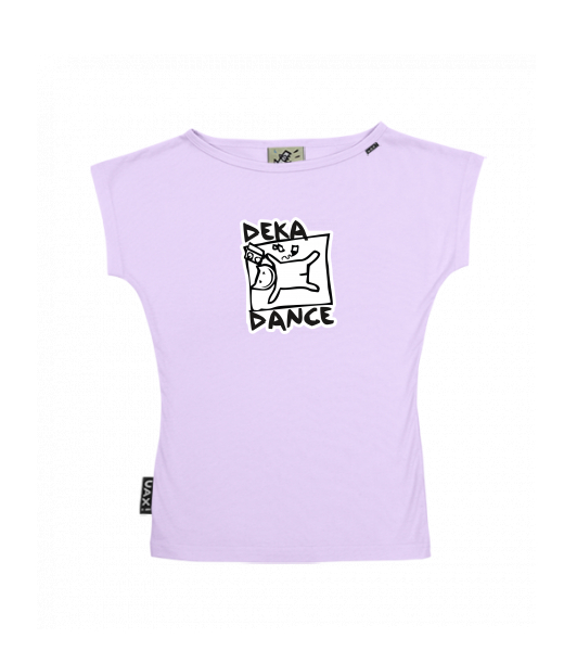 DÁMSKÉ TRIČKO S LODIČKOVÝM VÝSTŘIHEM