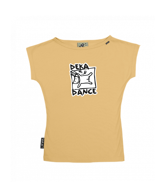 DÁMSKÉ TRIČKO S LODIČKOVÝM VÝSTŘIHEM