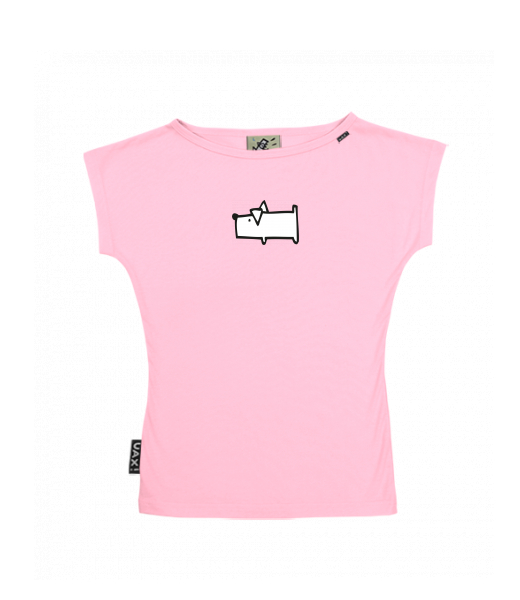 DÁMSKÉ TRIČKO S LODIČKOVÝM VÝSTŘIHEM