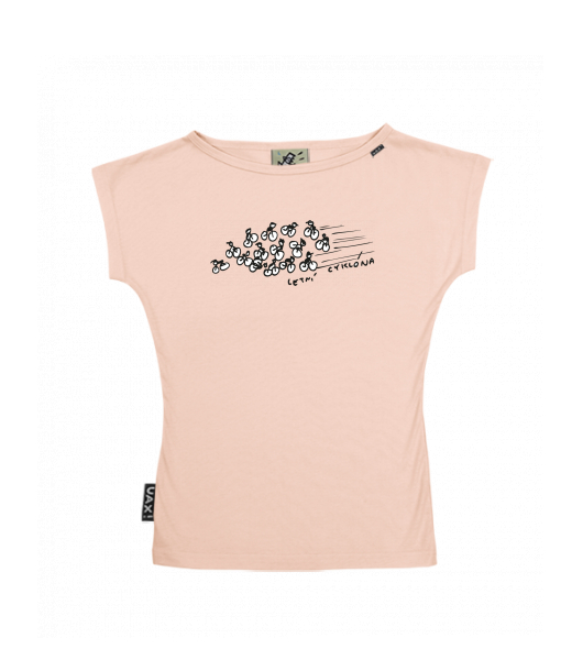 DÁMSKÉ TRIČKO S LODIČKOVÝM VÝSTŘIHEM
