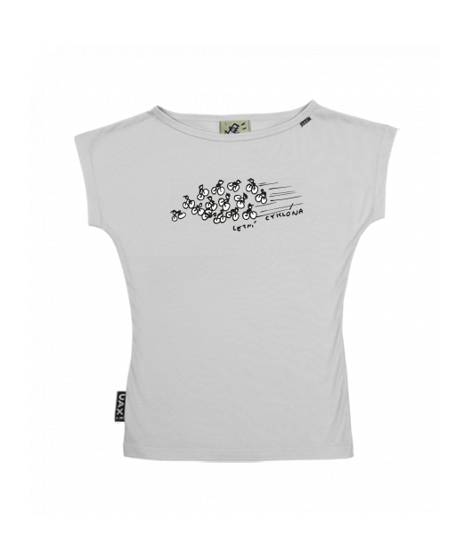DÁMSKÉ TRIČKO S LODIČKOVÝM VÝSTŘIHEM