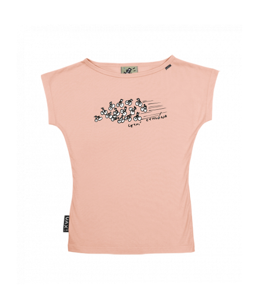 DÁMSKÉ TRIČKO S LODIČKOVÝM VÝSTŘIHEM