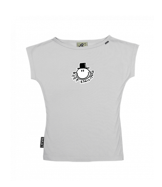 DÁMSKÉ TRIČKO S LODIČKOVÝM VÝSTŘIHEM