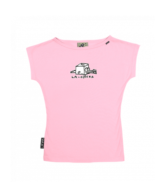 DÁMSKÉ TRIČKO S LODIČKOVÝM VÝSTŘIHEM