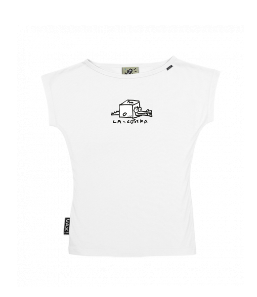 DÁMSKÉ TRIČKO S LODIČKOVÝM VÝSTŘIHEM