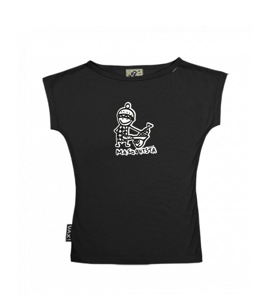 DÁMSKÉ TRIČKO S LODIČKOVÝM VÝSTŘIHEM