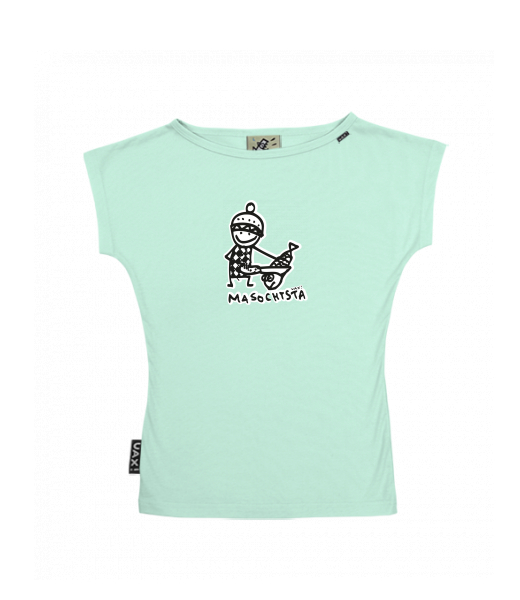 DÁMSKÉ TRIČKO S LODIČKOVÝM VÝSTŘIHEM