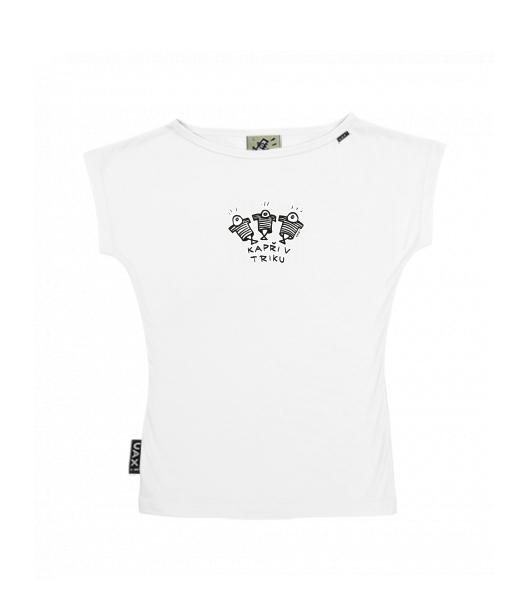 DÁMSKÉ TRIČKO S LODIČKOVÝM VÝSTŘIHEM