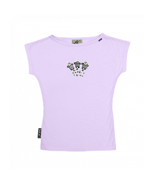 DÁMSKÉ TRIČKO S LODIČKOVÝM VÝSTŘIHEM