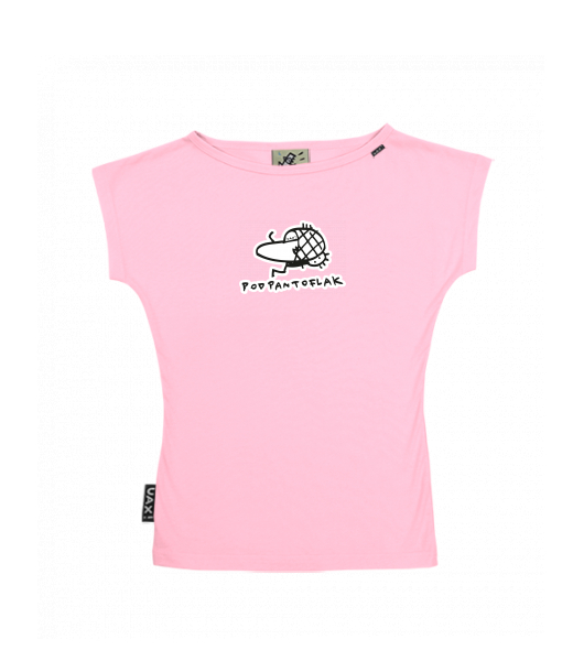 DÁMSKÉ TRIČKO S LODIČKOVÝM VÝSTŘIHEM