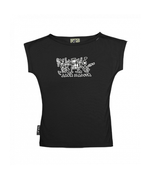 DÁMSKÉ TRIČKO S LODIČKOVÝM VÝSTŘIHEM