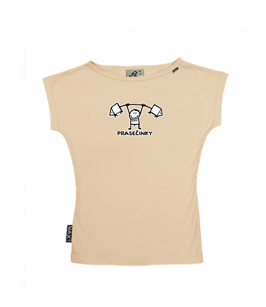 DÁMSKÉ TRIČKO S LODIČKOVÝM VÝSTŘIHEM