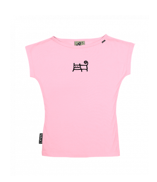 DÁMSKÉ TRIČKO S LODIČKOVÝM VÝSTŘIHEM