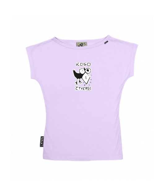 DÁMSKÉ TRIČKO S LODIČKOVÝM VÝSTŘIHEM