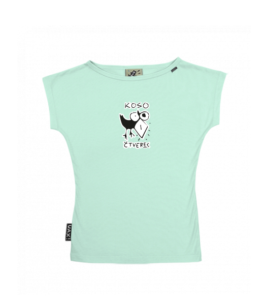 DÁMSKÉ TRIČKO S LODIČKOVÝM VÝSTŘIHEM